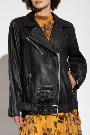Black 'Billie' oversize jacket AllSaints - GenesinlifeShops Canada